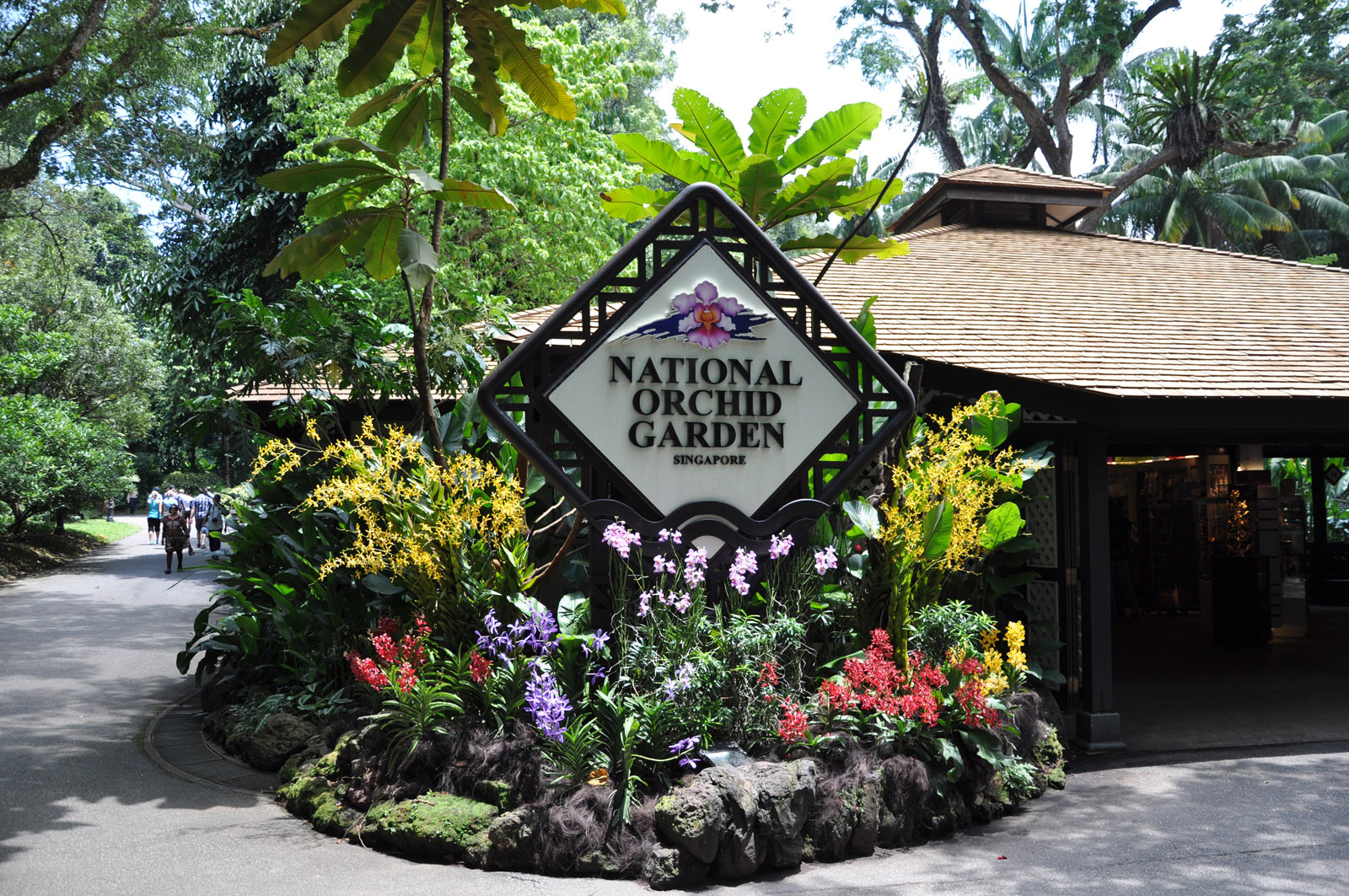 Национальный сад орхидей в Сингапуре